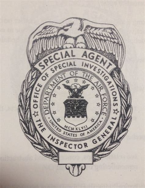 Seadutaaifah10ibb Air Force Inspector General Badge Ocp