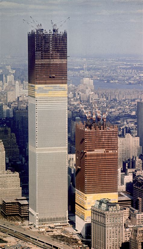The twin towers and manhattan in photographs of students participating in the work & travel usa and au pair usa find the perfect world trade center stock photos and editorial news pictures from getty images. World Trade Center History: See 1960s Construction Photos ...
