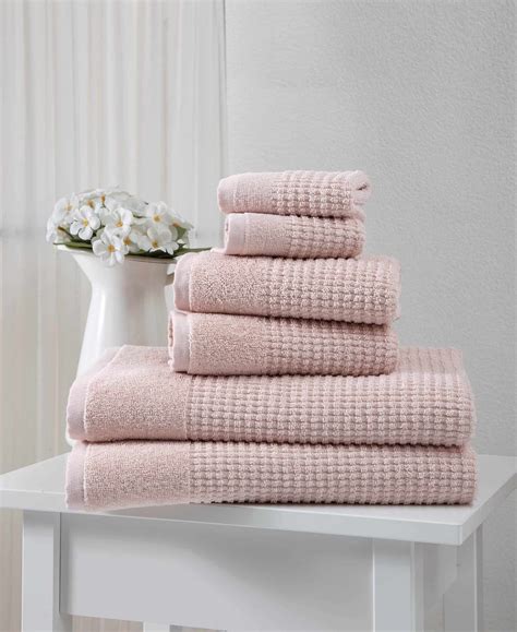 Sorano Collection 100 Turkish Cotton 6 Pc Towel Sets Ozan