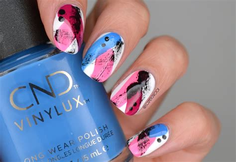 Nails Abstract Brights Cbbxmanimonday Cosmetic Proof Vancouver