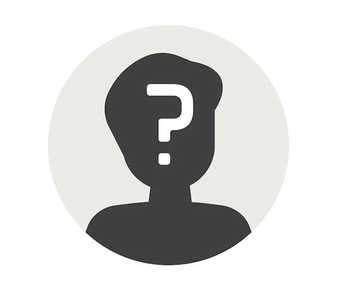 Premium Vector Question Mark In Person Head Icon As Unknown Secret
