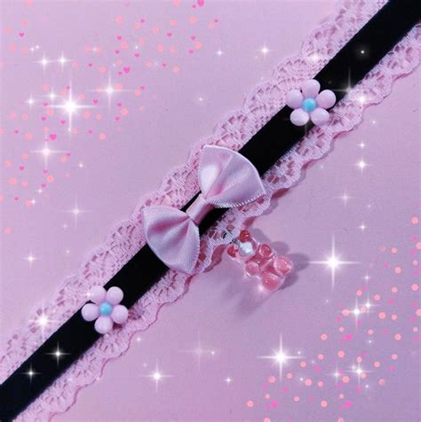 follow me for more cute kawaii pastel goth chokers available on our store check it out only
