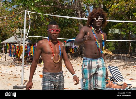 jamaican man beach