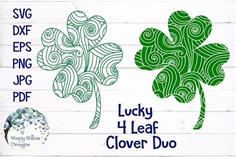 Four Leaf Clover Mandala Svg Artofit