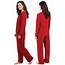 Velour Long Sleeve Pajamas  Ruby In Womens Jersey Knit Blends