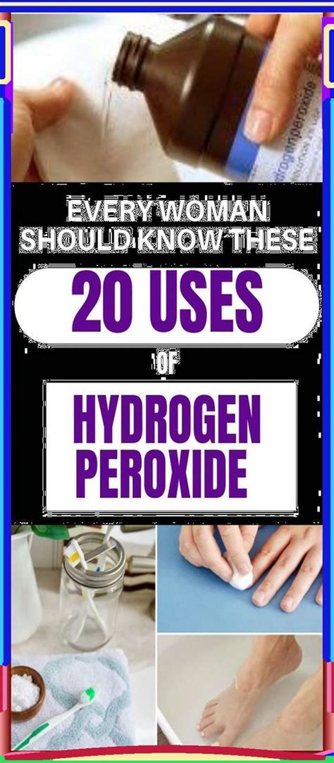 Every Woman Should Know These 20 Uses Of Hydrogen Peroxide Hydrogen Peroxide Uses Uses Of