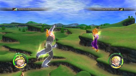 This game has two different modes, one of them is the one single player and the other is the 2 players. Dragon Ball Z Raging Blast 2 Player Match Game play 1 - YouTube