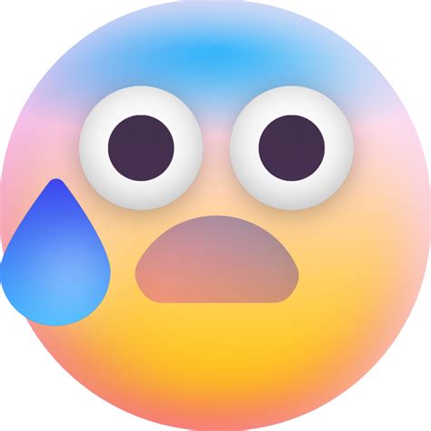 Anxious Face With Sweat Emoji Download For Free Iconduck
