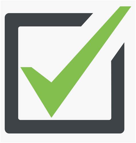 Checkbox Check Mark Check Mark In Box Transparent Hd Png Download