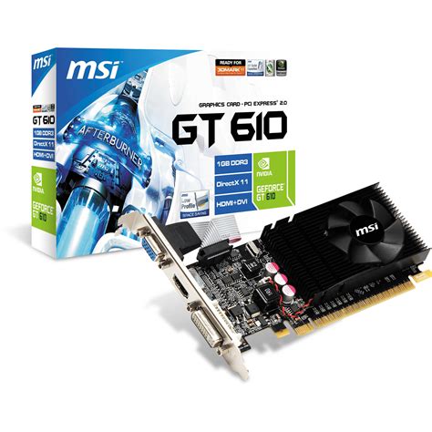Msi Geforce Gt 610 Graphics Card N610gt Md1gd3lp Bandh Photo