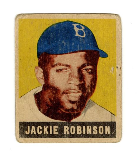 Lot Detail 1948 Leaf 79 Jackie Robinson Rookie Card
