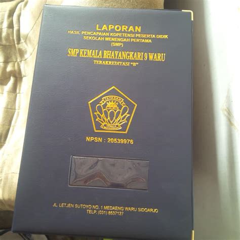 Sampul Raport SMP | Sampul Raport Ijazah