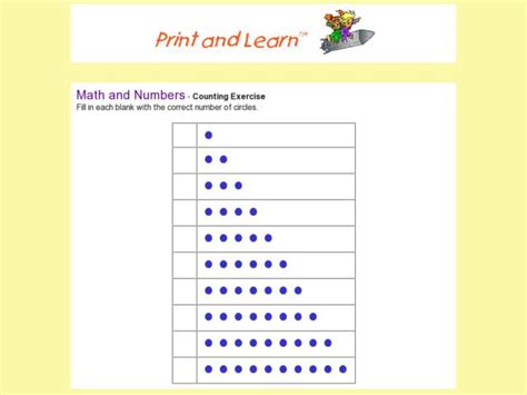 Counting And Writing Numbers 1 20 Worksheet For Pre K Kindergarten