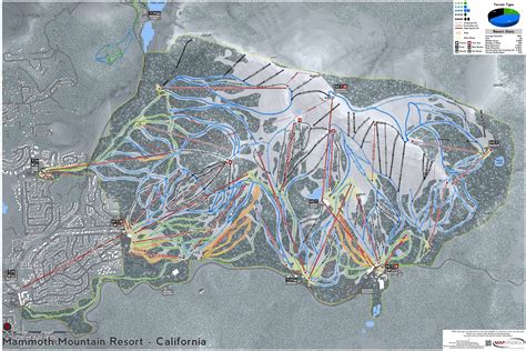 Mammoth Mountain Resort Ski Map