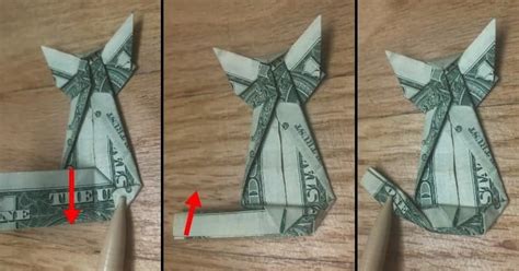 Dollar Bill Origami Cat 12 Easy Folds The Daily Dabble