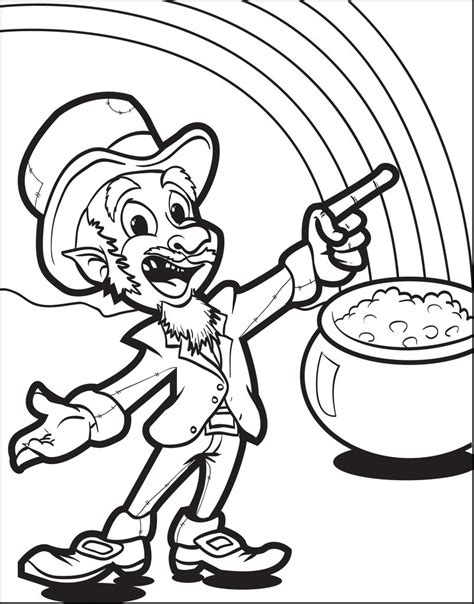 Homest patricks dayleprechaun coloring page. Printable Leprechaun Coloring Page for Kids #7 - SupplyMe
