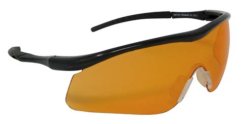 Free Shipping Impact Shooting Safety Glasses Polycarbonate Orange Shatterproof Uv400 Lenses