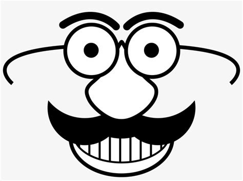 Funny Face Clipart Black And White Funny Png