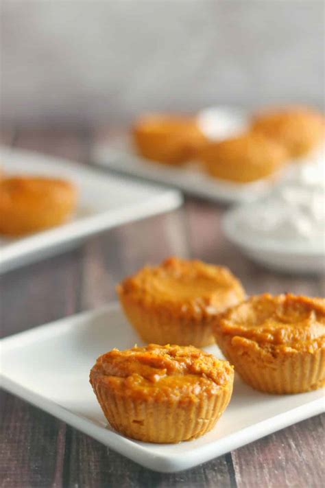 Keto And Dairy Free Mini Pumpkin Pies No Crust Officially Gluten Free