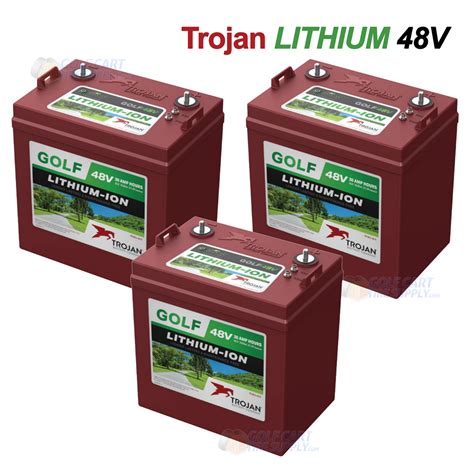 Trojan 48v Lithium Golf Cart Batteries Gcts