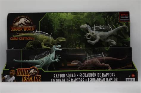 JURASSIC WORLD CAMP Cretaceous Dino Escape Raptor Squad 4 Pack Target