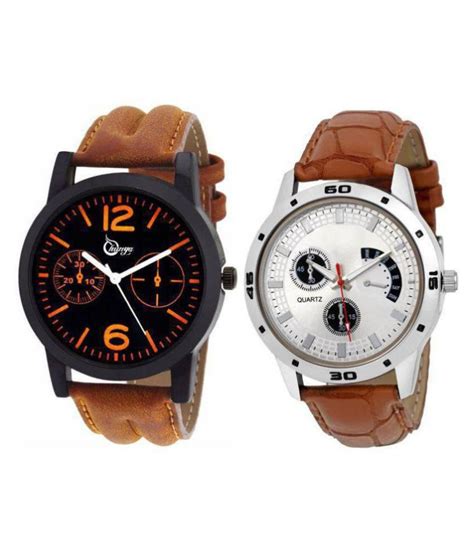 Stylish Watch Set Of 2 For Boys Price In India Buy Stylish Watch Set