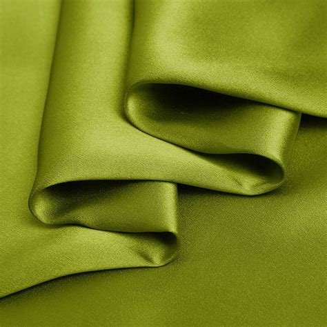 Pure Silk Dark Grass Green Fabric Stretch Silk Satin Designer Etsy