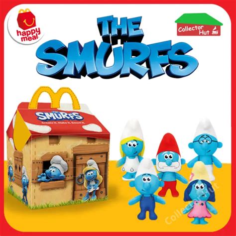 MCDONALD S UK HAPPY Meal 2022 The SMURFS Willow Smurf Brand New Plush Toy EUR 1 12