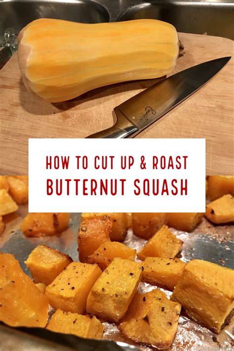 Bake at 400 f for 30 to 40 minutes. How To Cut Up a Butternut Squash (& Roast It) - finding ...