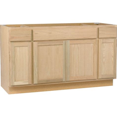 Unfinished Oak Assembled Kitchen Cabinets Sb60ohd 64 1000 