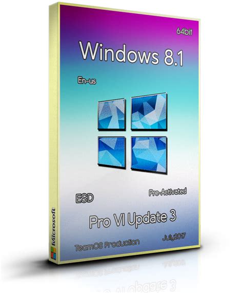Windows 81 Pro Vl Update 3 X64 En Us Esd July2017 Pre Activated