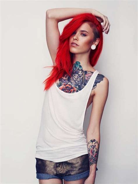 130 Besten Tattooed Redheads Bilder Auf Pinterest