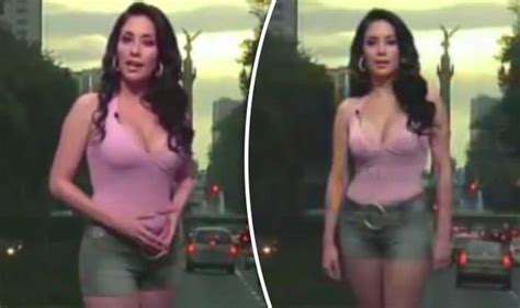 Hot Front Weather Girl Sugey Abrego Causes Internet Storm Over This Wardrobe Malfunction