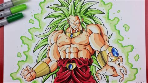 Broly Drawing Reference This Piece Is Huge I Drew This In Dedication To