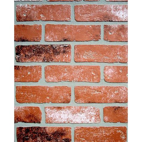 14 In X 48 In X 96 In Kingston Brick Wall Panel 278844 The Home Depot