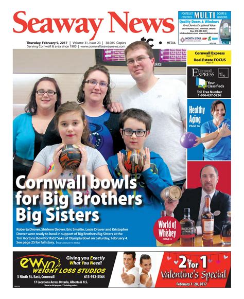 Cornwall Seaway News February 9 2017 Edition By Cornwall Seaway News