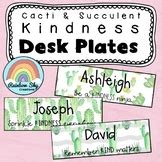 Printable name tags in a cactus theme. Editable Desk Name Tags Teaching Resources | Teachers Pay ...