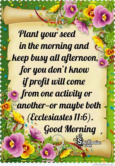Find & download free graphic resources for encouragement. Good Morning Encouraging Bible Verse - SmitCreation.com