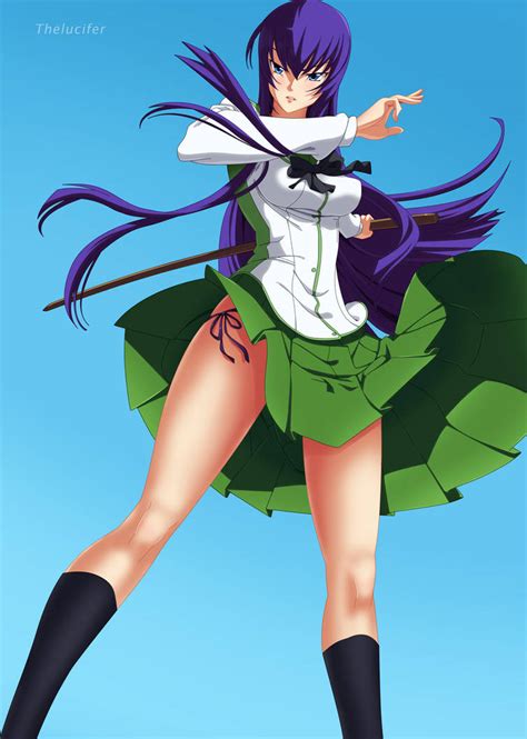 Saeko Busujima By Iitheluciferii On Deviantart