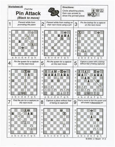 Free Printable Chess Puzzles Printable Templates