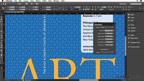 02 121 121 Making Indesign Patterns With The Free Patternmaker Youtube