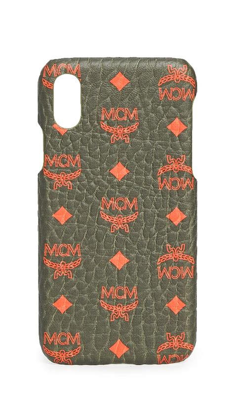 Mcm Visetos Original Iphone X Xs Case Mcm Wow Mom Leather Card