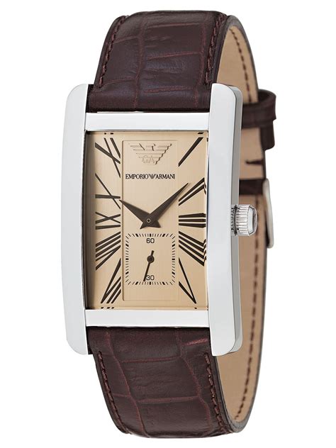 emporio armani classic leather strap watch review compare prices