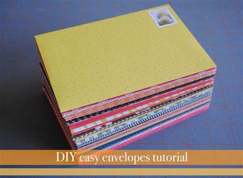 How To Make Easy Diy Envelopes Homemade Envelopes How To Make An