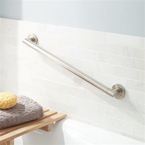 The Armand Grab Bar Mounts Securely To Your Wall To Aid You While