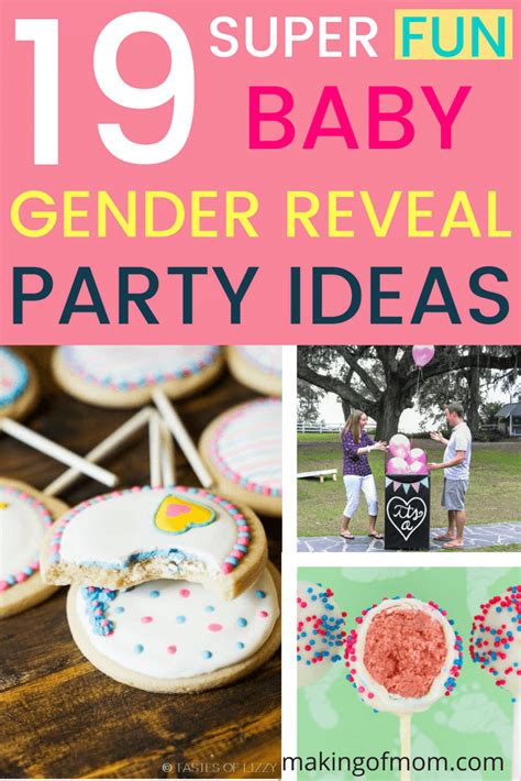 Whether you're revealing your baby's gender through food, or you're just looking for the best foods for your gender reveal party, the tips listed above will. 19 Super Fun Gender Reveal Party Ideas - Making of Mom