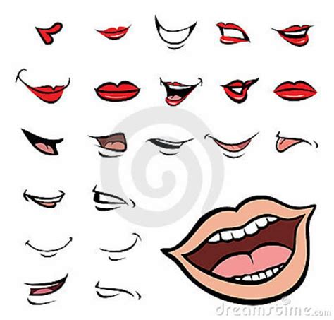 Mouths collection | Cartoon faces expressions, Mouth clipart, Lips cartoon