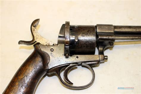 Belgian Pinfire Revolver 11mm Milit For Sale At