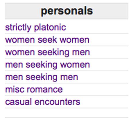 Craigslist Will No Longer Display Personal Ads After Passage Of Sex