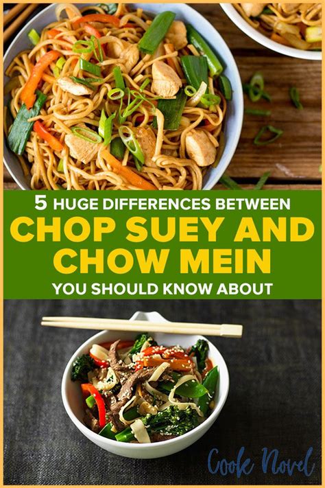 Here Are The 5 Differences Between Chop Suey And Chow Mein Chop Suey